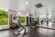 Walnut Creek apartment for rent - A gym with a variety of equipment including a leg press machine.