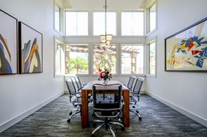 Houston apartment for rent - conference room at The Falls at Copper Lake apartments