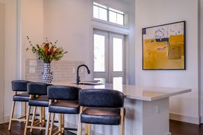 Houston apartment for rent - entertaining kitchen at The Falls at Copper Lake apartments
