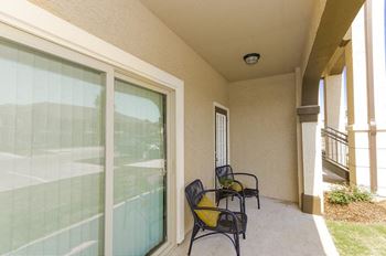 Outside sitting area patio