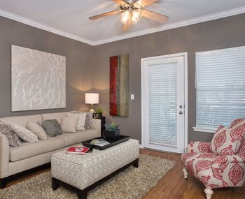 Living room with expansive window