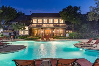 Relaxing pool area with sundeck
