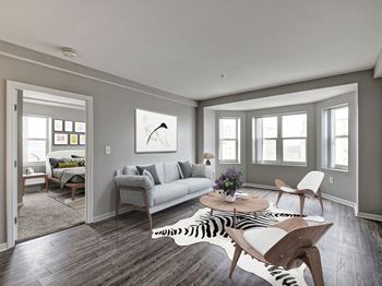 Apartments with bay window