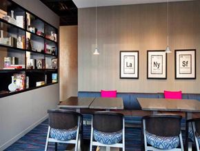 Chicago apartment for rent - Resident Library with Work-From-Home Pods at 805 N. Lasalle Apartments, Chicago, IL