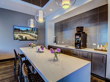 Clubhouse bar area