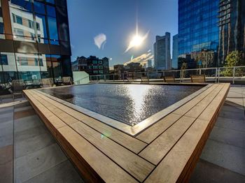 Glimmering pool