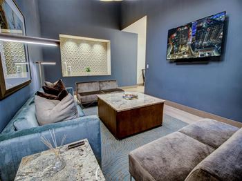 Resident lounge with media and wifi