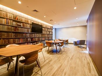 Reading room with ample of sitting area