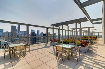 Rooftop alfresco dining