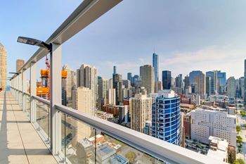 Rooftop views of city