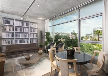 Expansive 10 to 14 ft ceiling