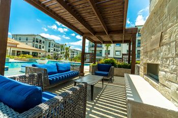Community outdoor wi-fi lounge