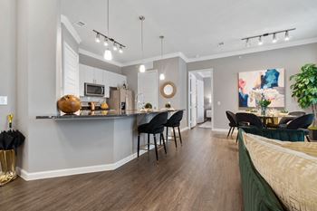 Kitchen & living room area