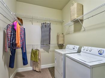 Washer and dryer in unit