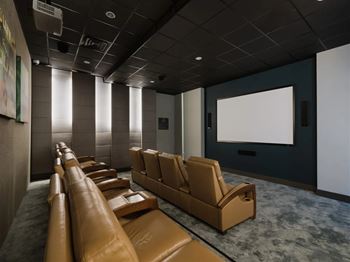 Private, reservable theater