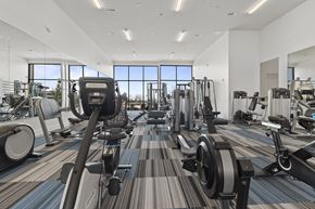 San Antonio apartment for rent - A gym with a variety of exercise equipment.