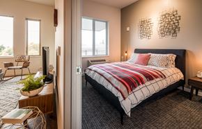 Portland apartment for rent - bedroom at Peloton apartments