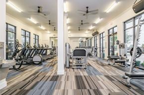 Grand Prairie apartment for rent - the fitness center at reveal Lake Ridge