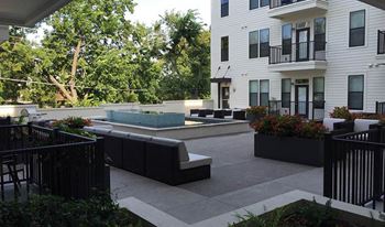 Outdoor patio area