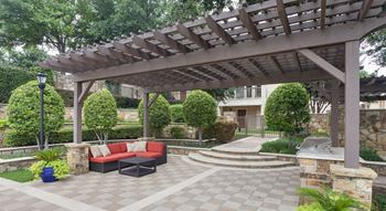 Gazebo with multiple built-in stainless barbecue grills