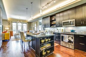Houston apartment for rent - luxury kitchen at The Ivy apartments in Houston