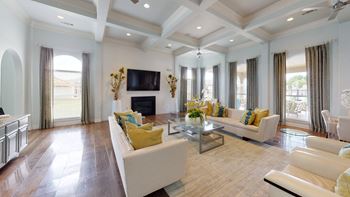Resident lounge with hdtv entertainment