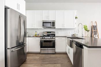 Stainless steel french-door refrigerator