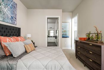 Luxury grade carpeting in bedrooms