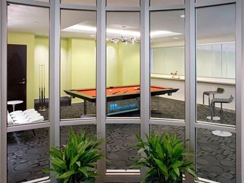 Billiards loft with hdtv