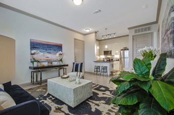 Interior decor with indoor plants
