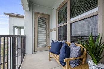 Balcony sitting area