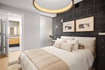 Frosted bedroom panels