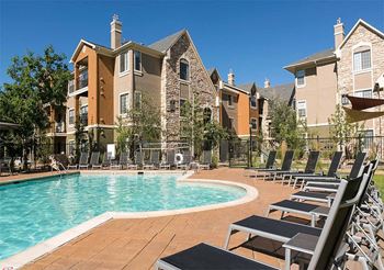 Swimming pool with sun deck