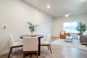Fort Collins apartment for rent - A dining room with a table and chairs.