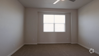 Plush carpeting in bedrooms