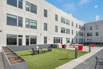 Rooftop courtyard