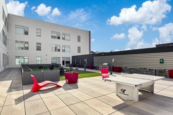 Rooftop courtyard