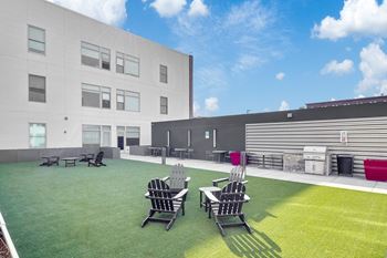 Rooftop courtyard