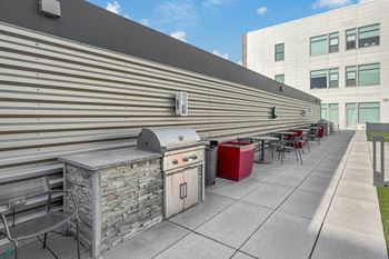 Rooftop courtyard