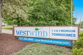 Lansing townhouse for rent - Westwind Sign