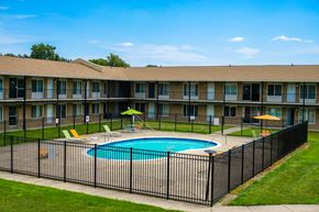 Warren apartment for rent - Swimming pool at Huntington Club Apartments in Warren, Michigan