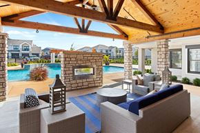 Lenexa apartment for rent - Outdoor Fireside Lounge