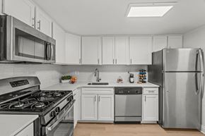 Philadelphia apartment for rent - Kitchen with White Cabinets at Chestnut Hill Village Apartments, Pennsylvania