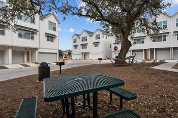 Courtyard with walking paths
