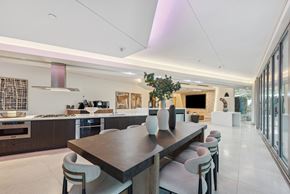 San Diego apartment for rent - Large dining room with a long table and chairs at K1 Apartments, California, 92101