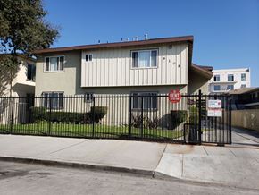 Los Angeles apartment for rent - A building with a "No Parking" sign in front of it.