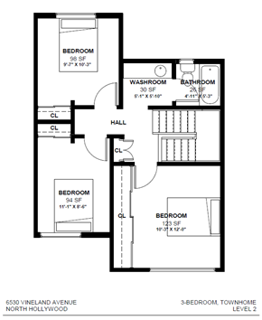 North Hollywood apartment for rent - a floor plan of a house with an open floor plan