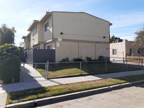 North Hollywood apartment for rent - A building with a fence in front of it.