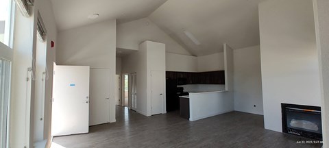 Floor plan for 2 beds, 2 baths, 990 sqft
