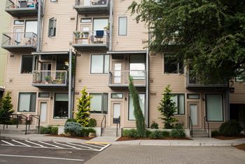 Elegant exterior view of property